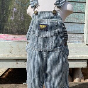 Vintage OshKosh B'gosh Navy Striped Overalls